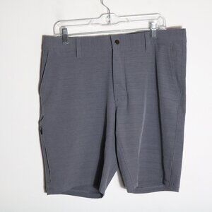 BLYT Basics Kinetic Short Men XL Gray Stretch Performance Flat Front Golf Casual